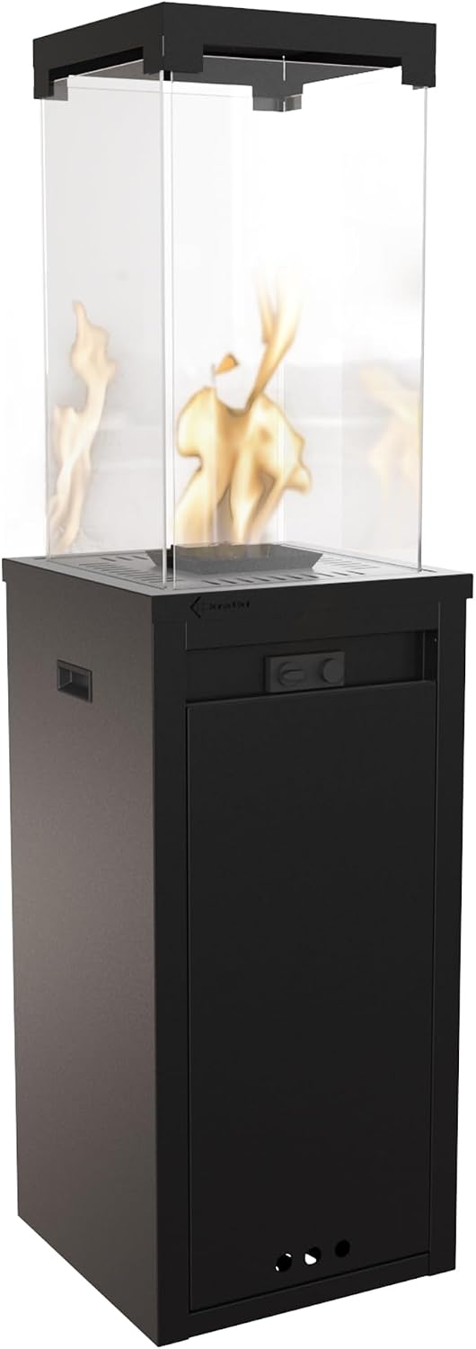 kratki Heizstrahler, 8,2 kW, Schwarz, Patio Light Gas