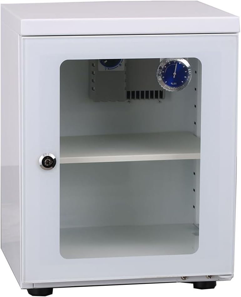SZTVECFW Kamera, 23 L, Grau, Trockenschrank Mit Intelligenter Entfeuchtung Und 2 Ebenen, Elektronische Trockenbox mit höhenverstellbarer Ebene
