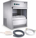 ZORRO Eiswürfelmaschine, 25 kg, Silber, Eiswürfelbereiter ZEB 25 ECO - Gastro /24h
