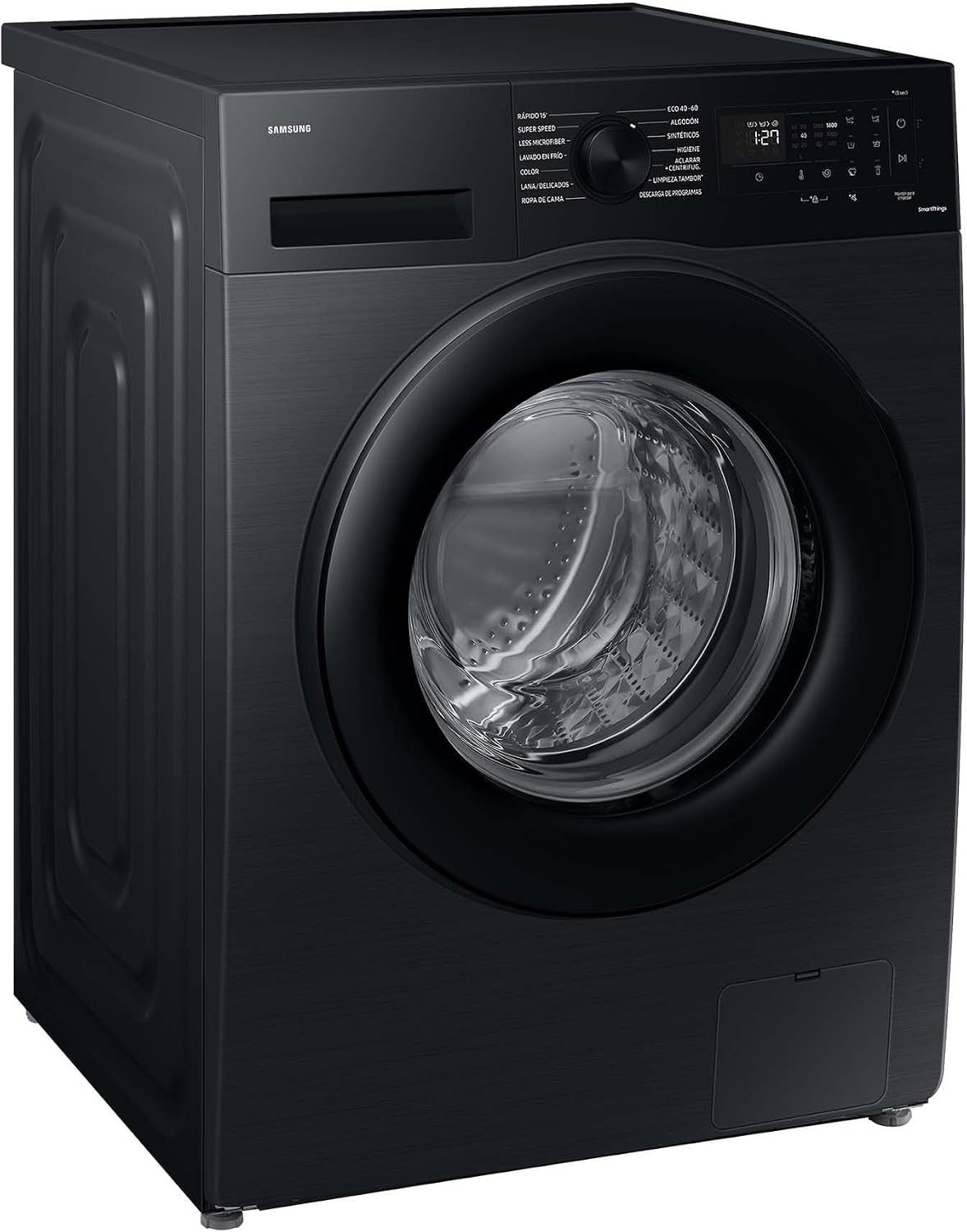 Samsung Waschmaschine, 11 kg, Schwarz, WW11DG5B25ABEG, 1.400 U/min, Extra energiesparend, EEK: A (-10%), AI Ecobubble