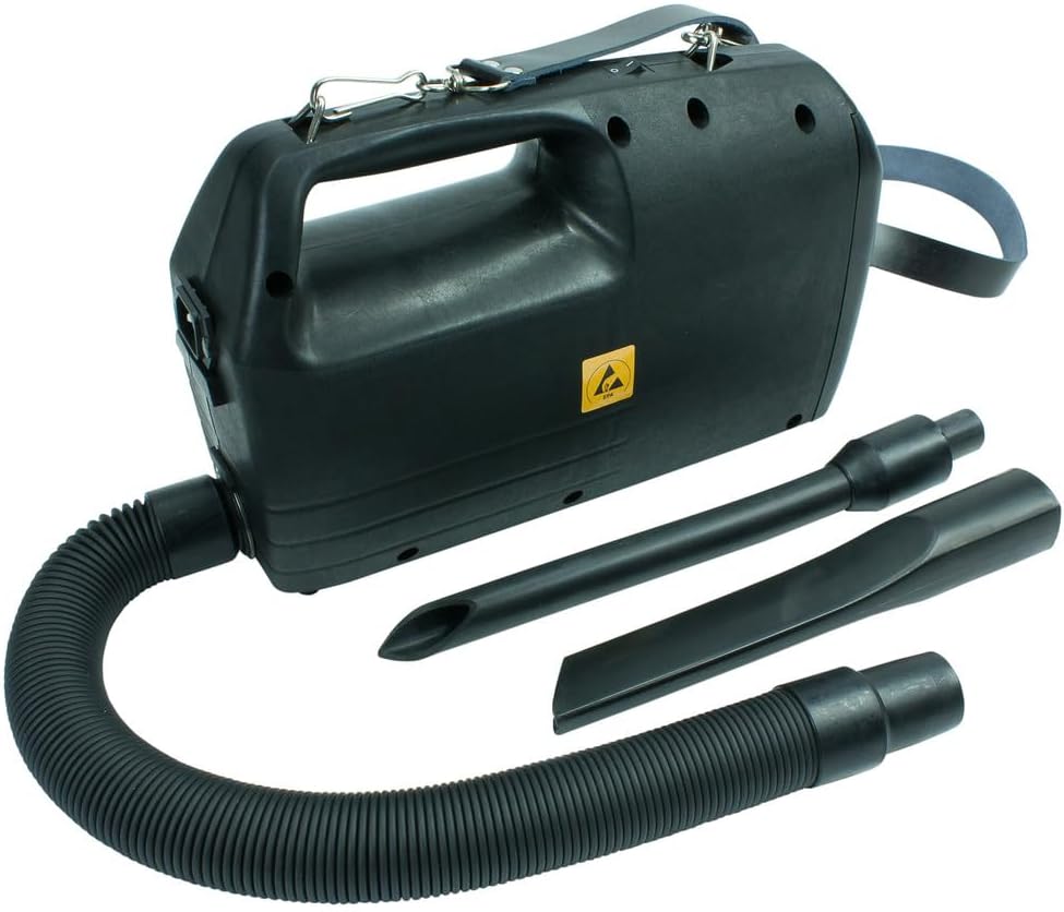 Wetec Staubsauger, 1.300 W, 1.2 l, 37 l, Schwarz, Typ 7350, ohne Saugleistungsregelung 555-ESD-S (Tischstaubsauger)