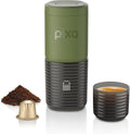 WACACO Kaffeemaschine, Schwarz, Pixapresso (olivgrün)