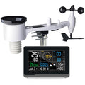 froggit Wetterstationen, Schwarz, Wetterstation (WH5000 7-In-1 WiFi Funk-Wetterstation)