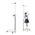 PPLDABNK Mechanische Personenwaagen, 70–200 cm, 200 Kg, Schwarz, Digitale Waage Mit Höhenstab, + 100 G, Typ-C-Schnittstelle