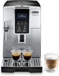 De'Longhi Kaffeevollautomat, Silber, Dinamica ECAM 350.35.SB mit Profi-Milchaufschäumdüse für, Espresso, Kaffee und Long Coffee Direktwahltasten