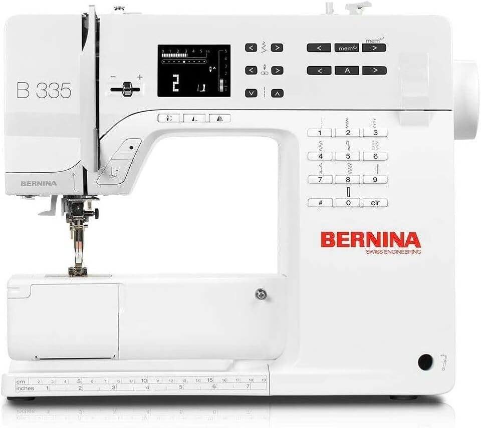 Bernina Schlitten, Schwarz, 335 Nähmaschine, EINFACH, GENIAL, STYLISCH, 3er Serie, für Junge Kreative