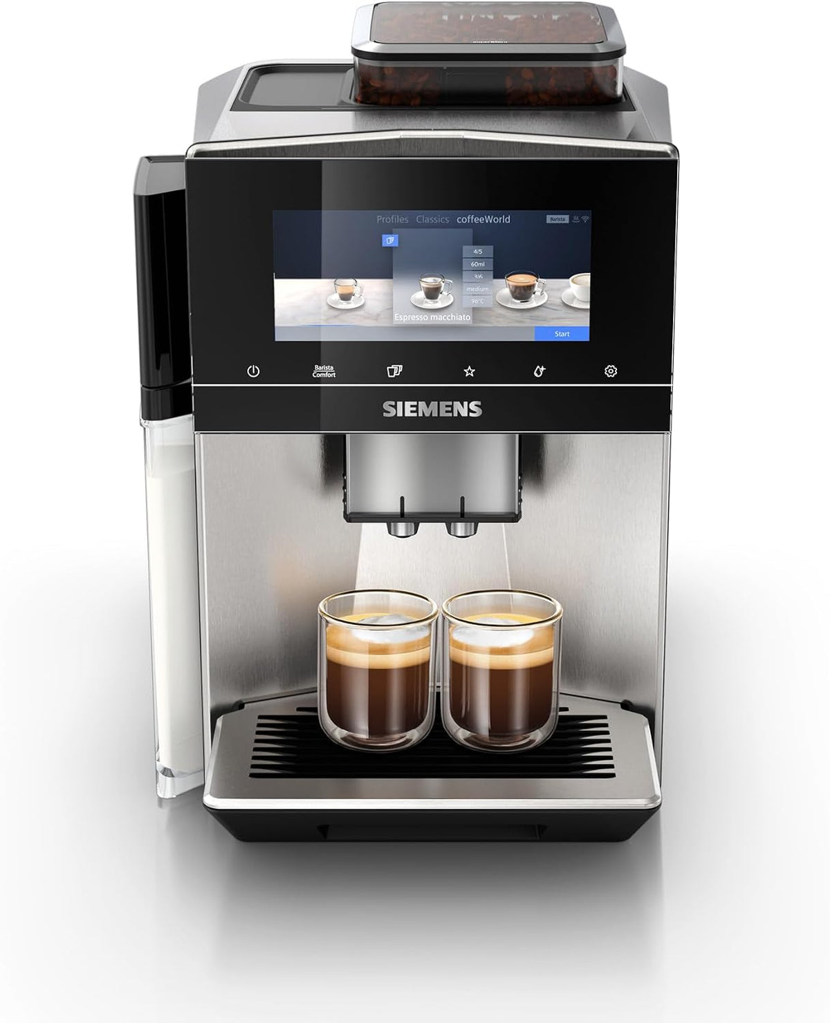 Siemens Kaffeevollautomat, Silber, EQ900 plus TQ905DZ3, Edelstahl
