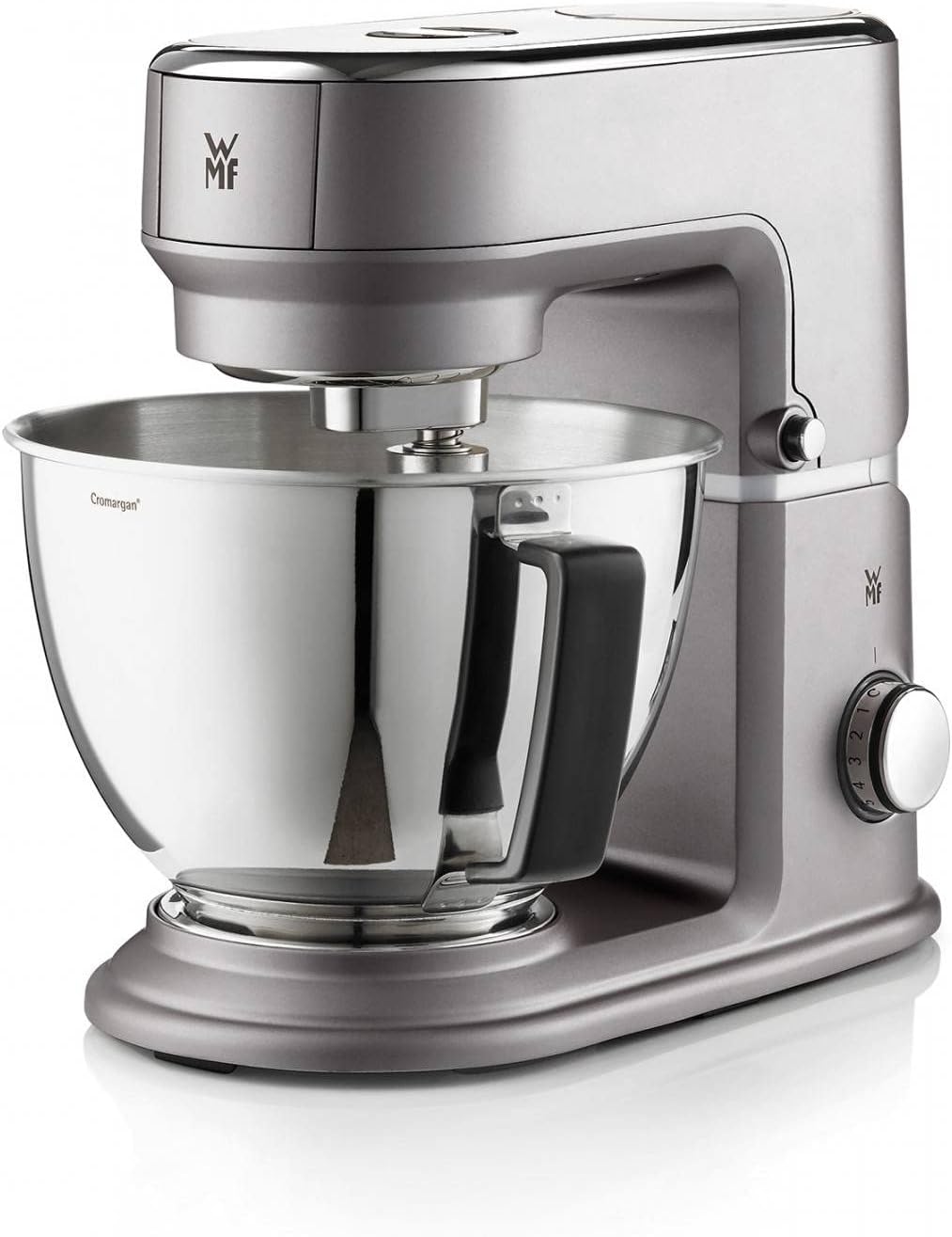 WMF Knet- & Rührmaschinen, 430 W, 3l, Silber/Grau, Küchenminis Mini-Küchenmaschine, platzsparend, Mixer für Smoothies