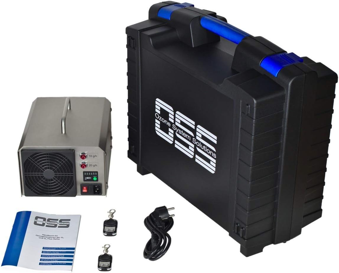 OSS Ozone System Solutions Dunstabzugshaube, Schwarz, Thirty O³ Ozongenerator inkl. Koffer