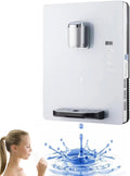 Wandmontierter Heisswasserspender, 30 L, Schwarz, Wasserspender mit elektronischer Kindersicherung und, doppelte Heizung und Eisfähigkeit