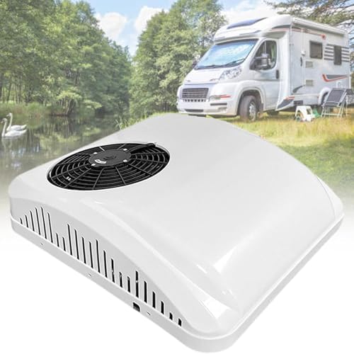 Allwetter Mobiles Klimagerät, 16 cm, Weiss, Klimaanlage auf dem Dach, Fernbedienung und manuelle Steuerung, dünnstes Design