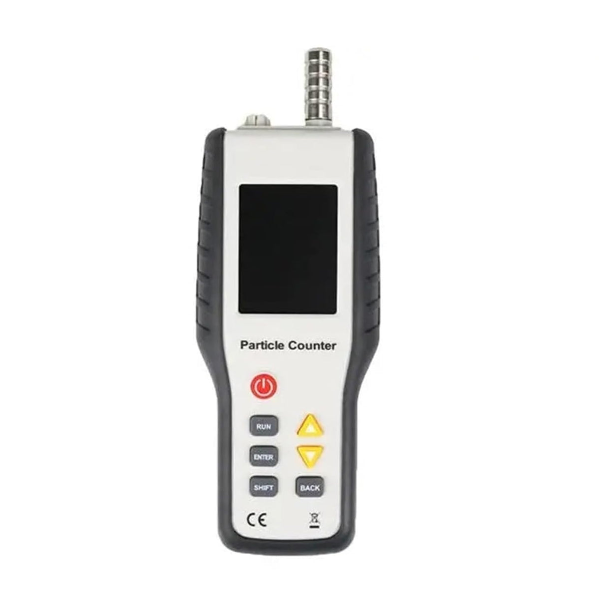 OPFVUJIKX Monitor, Schwarz, Luftqualitätsmonitor, Neuer Staubpartikelzähler PM2.5 PM10-Detektor, 8-Zoll-LCD- HT-9600 Zur Überwachung Der Luftqualität