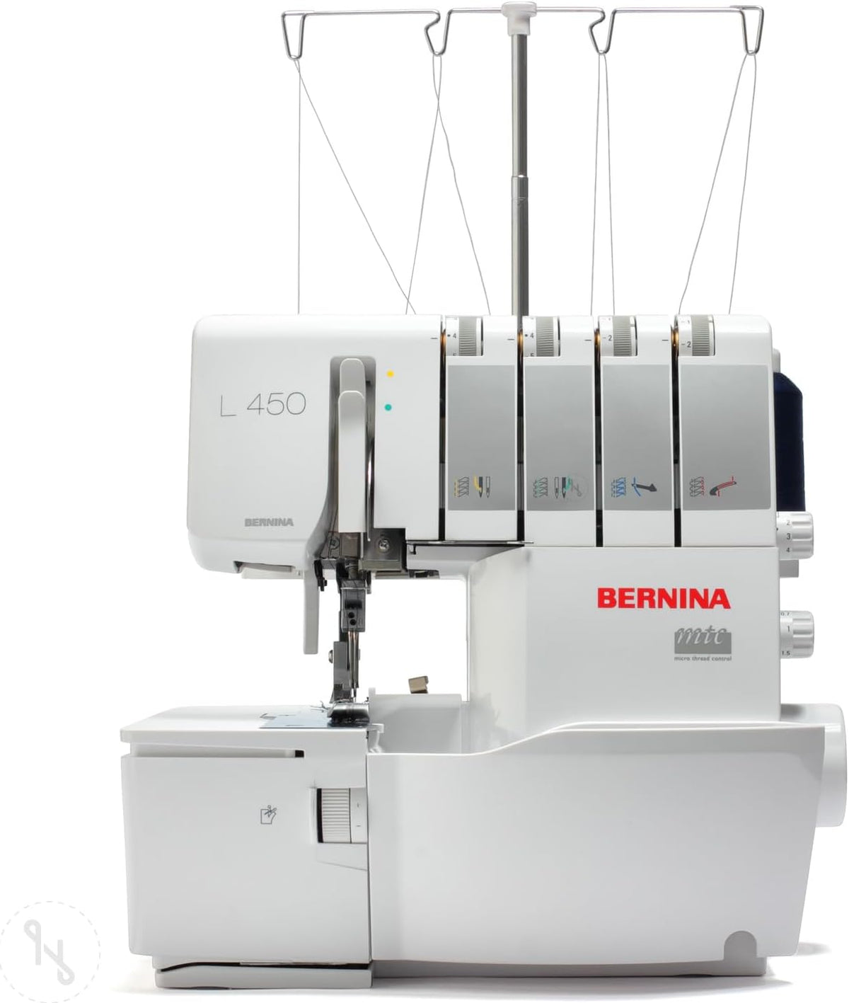 Bernina Nähmaschinen, Weiss, Overlock L 450 - 4-Faden-Sergermaschine mit 16 Stichen, Kunststoff