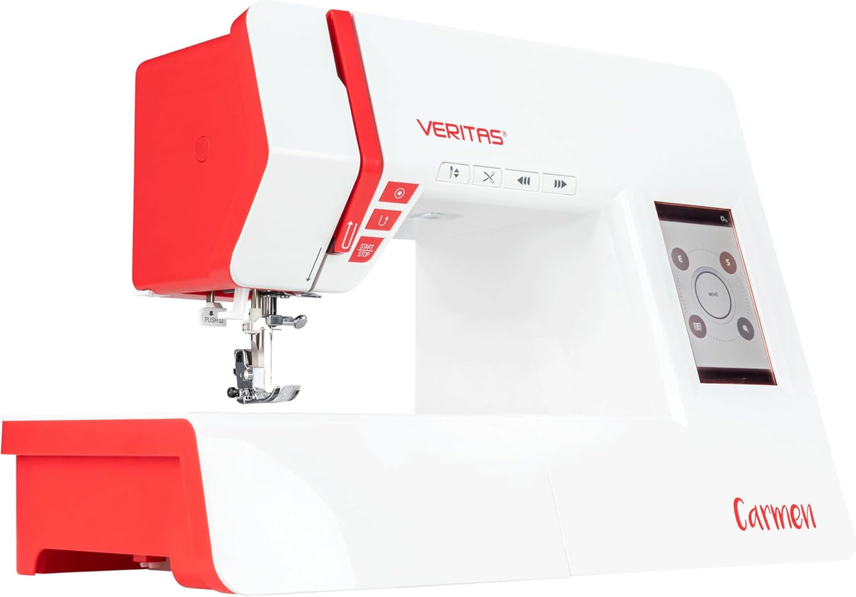 VERITAS Nähmaschinen, Weiss, Nähmaschine Carmen I Computer-Nähmaschine I 272 Programme