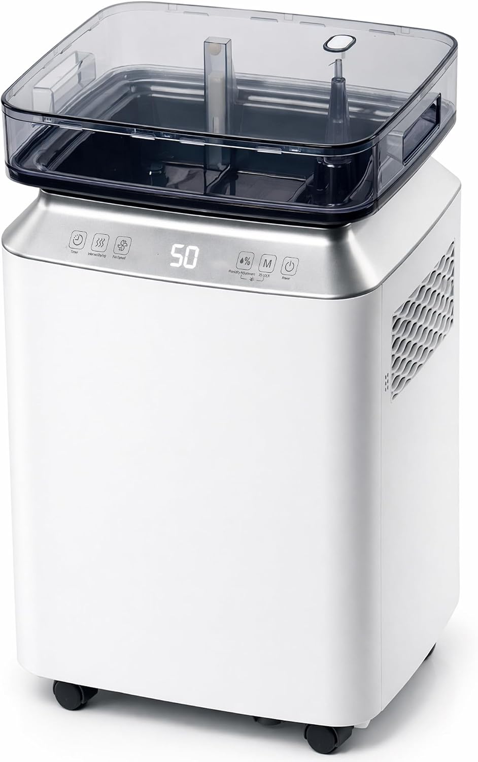 megonia Luftentfeuchter, 80 L, 8 L, Weiss, Elektrischer Raumentfeuchter: /Tag Intelligentes