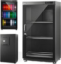 QianCruxtacy Systemkamera, 100 L, 8w, Grau, Elektronischer Kamera-Trockenschrank, Magnetische Dichtung, Sicherheitsschlüssel