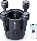 BUBLUE Poolroboter, Schwarz, BuVortex V5 Akku, Pool Skimmer Roboter mit App-Steuerung, 5-Liter-Filter, Zwei Reinigungsmodi