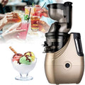 Generisch Vertikale Mastixen Monitor, Vertikale Mastixen, 150 W, Gold, Kompakter Slow-Masticating Juicer