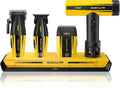VGR Folienrasierer, Schwarz, 285S4 Professional Barber Combo 4 in 1 Set Mit Haarschneider, Trimmer, Und Ionen Haartrockner