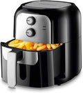 YRPEVFGAS Heissluftfritteuse, Schwarz, Heissluftfritteuse, Ölfreie elektrische Fritteuse, vollautomatische Haushalts-Pommes-frites-Maschine