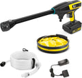 KÄRCHER Hochdruckreiniger, 24 bar, 1,3 kg, 18 V, Schwarz, Akku-Druckreiniger KHB 6 Plus Battery Set MJ, inkl. Akku und Schnellladegerät