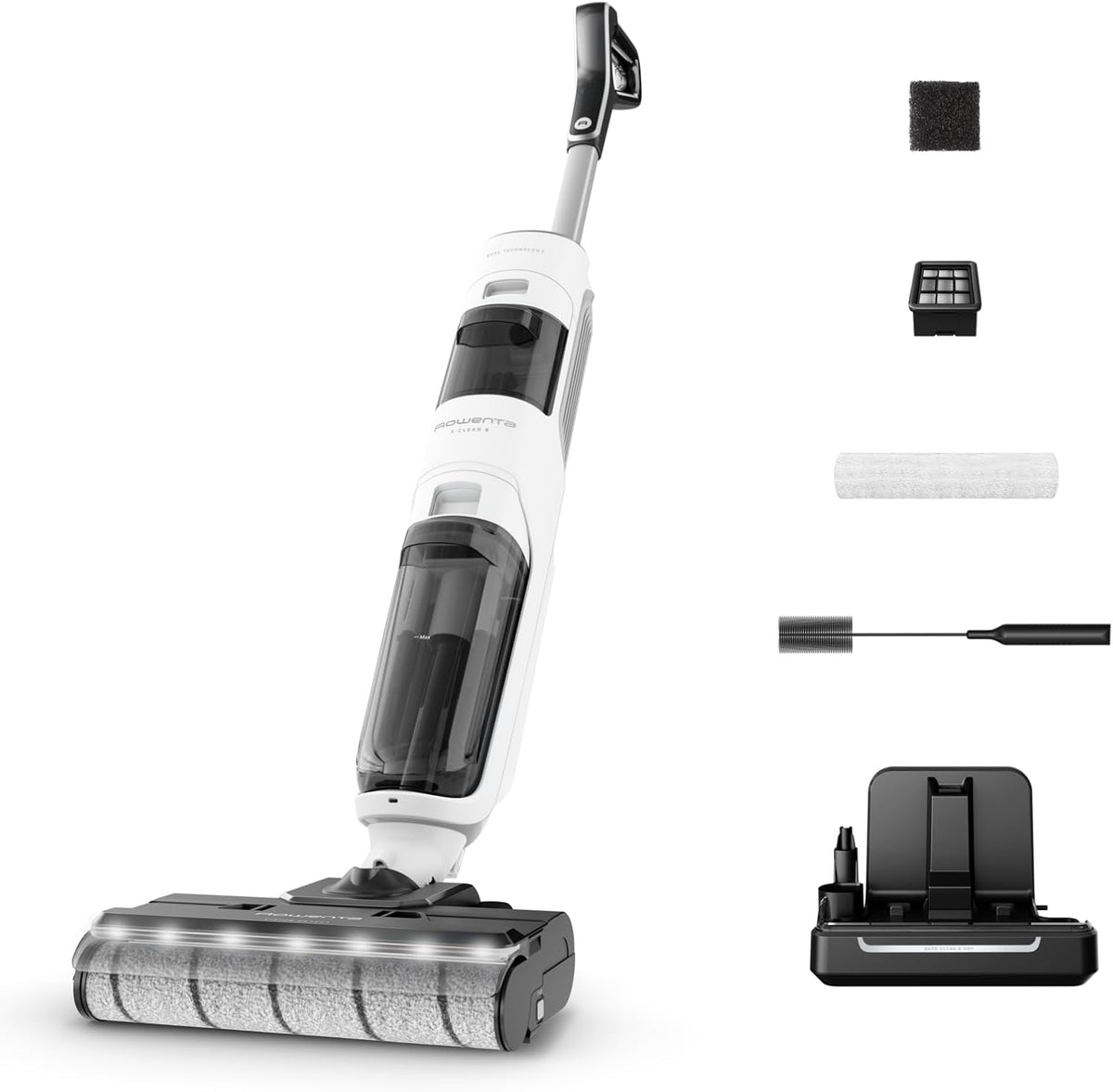 Rowenta Staubsauger, Grau, X-Clean 5, 2-in-1 Nass- und Trockensauger, 3 Modi, präzise Reinigung, automatischer Erkennungsmodus