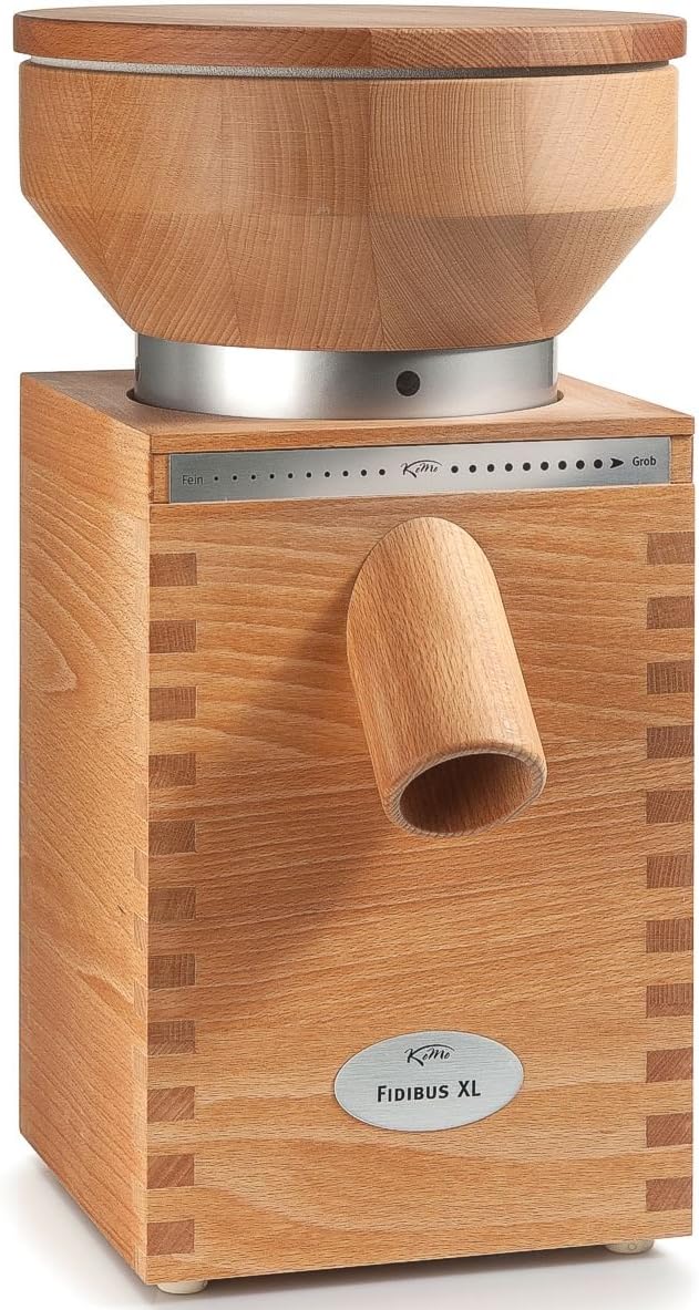 KoMo Elektrische Getreidemühlen, Braun, Fidibus XL Getreidemühle (600 Watt, Holz)