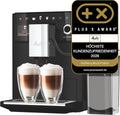 Melitta Kaffeevollautomat, Schwarz, LatteSelect, mit Milchsystem und integrierter Tee-Funktion