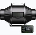Generisch Belüftungsgeräte, Weiss, Inline-Röhrenventilator 4-Zoll mit Smart WiFi Controller -, PWM-gesteuerter EC-Motor