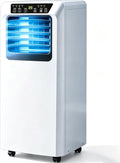 Mobiles Klimagerät, 350 m, Weiss, Tragbare Klimaanlage, leise Smart AC Einheit mit Luftentfeuchter & Ventilator