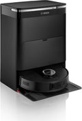 Bosch Saugroboter, Schwarz, Spotless Max BCRDW3B mit Wischfunktion, 11.000 Pa Saugkraft, rotierende Wischpads, Nass-Trocken-Servicestation
