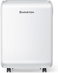 Ariston Luftentfeuchter, 12 l, 31 m, Weiss, DEOS 12 EVO, /24 Stunden, mit Rädern, Bad und Räumen bis zu ², kleiner Feuchtigkeitsabsorber 32 x 41