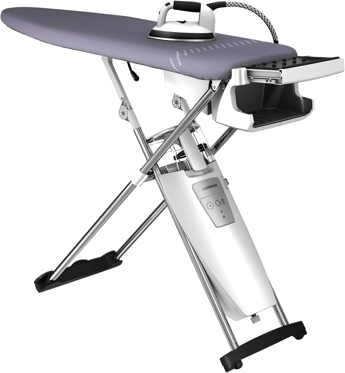 Laurastar Bügeleisensysteme, Grau, S Pure Xtra, Bügelsystem, Hygienischer Dampf, Eliminiert 99, 9 % der Bakterien & Viren