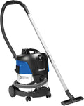 Nilfisk Nass-Trockensauger, 1250 W, Silber/Blau, Nass-/Trockensauger AERO 21-01 PC INOX (Behälter Edelstahl, Industriesauger