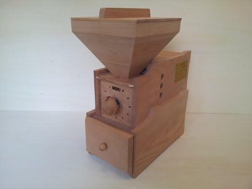 WIDU Elektrische Getreidemühlen, Braun, Getreidemühle Universalmühle Mod. III aus Buchenholz