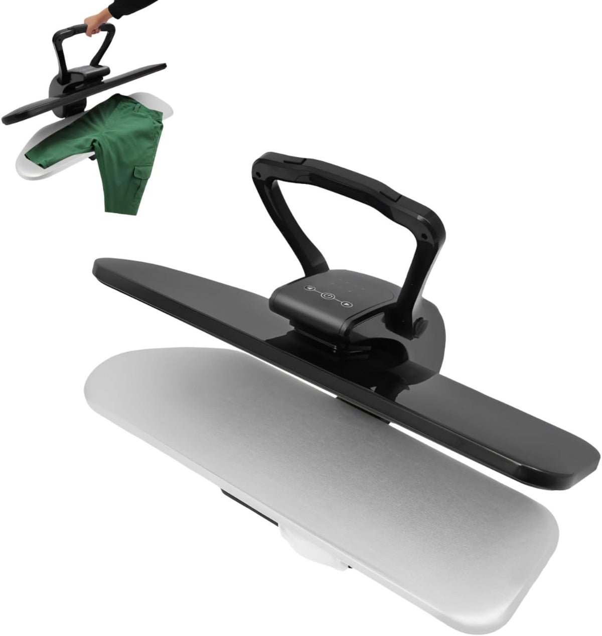Armanyya Bügelpressen, 2200 W, 91 cm, 8 kg, Schwarz, Professionelle Dampfbügelpresse, Intelligente Dampfpresse, BüGelautomat