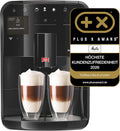 Melitta Kaffeevollautomat, Schwarz, Barista SE mit Milchsystem, Kaffeemaschine mit flüsterleisem Mahlwerk