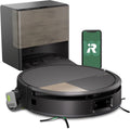 iRobot Saugroboter, Schwarz, Roomba Max 705 Combo + AutoWash Dock: ausfahrbare, selbstreinigende Wischrolle, Wischabdeckung