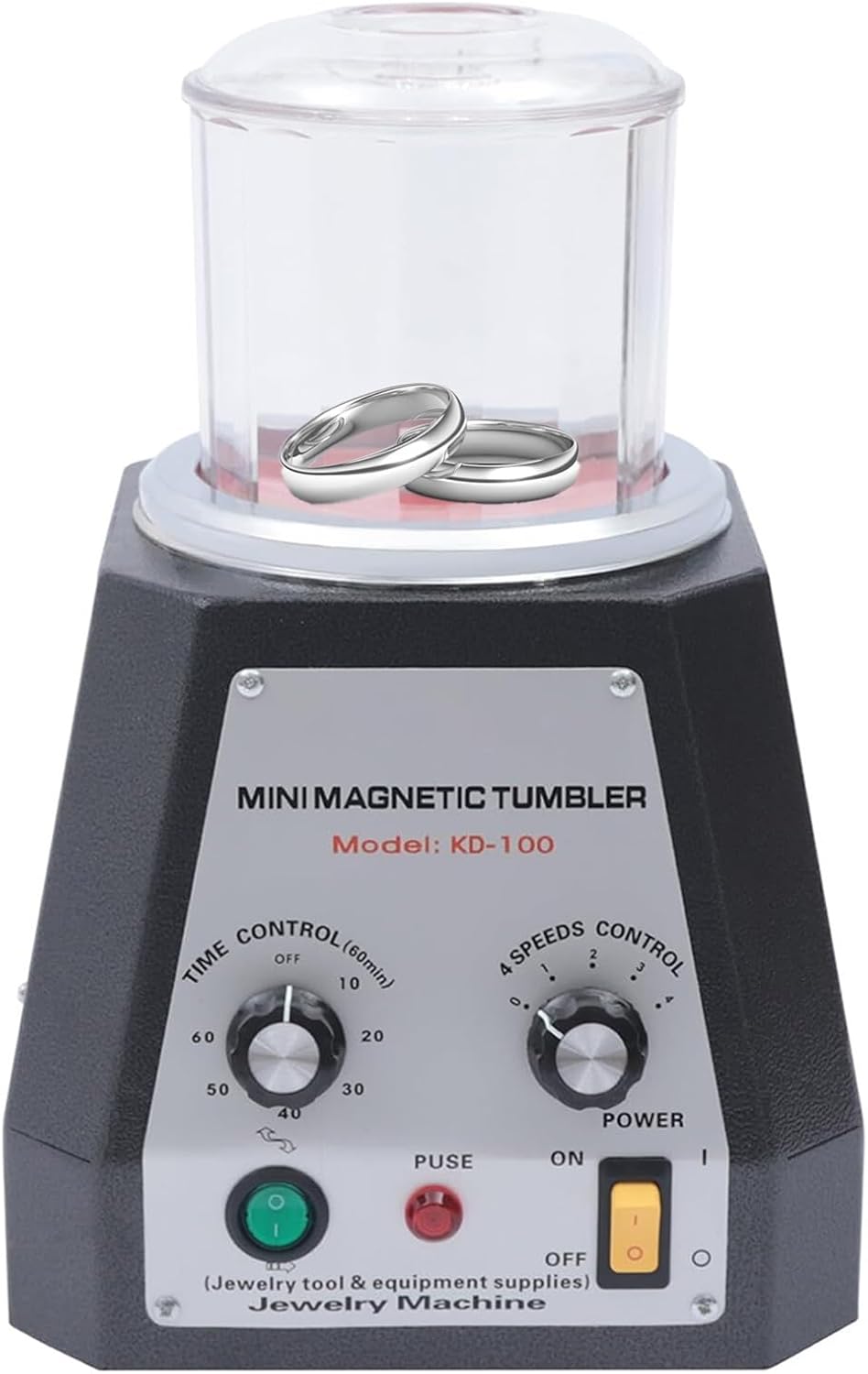 DOJOEUU Bohnermaschinen, 0,2 kW, 400 g, PU, Eisenplatte, Kupfer, Aluminium, Magnete, Schwarz