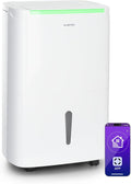 Klarstein Luftentfeuchter, 40 L, 45m, 7 L, Weiss, DryFy Connect Smart, /24h, WiFi App Steuerung, Tank, Automatische Abschaltung