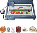 Longer Gravurwerkzeug, 45 x 44 cm, 40 W, Transparent, B1 Lasergravierer, Arbeitsbereich, Indigoblau, Automatische Air Assist