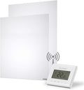 VASNER Heizkörper, 1200 W, Schwarz, Konvi VE RX Hybrid Infrarotheizung Funk, Hybridheizung mit Funksystem, 900