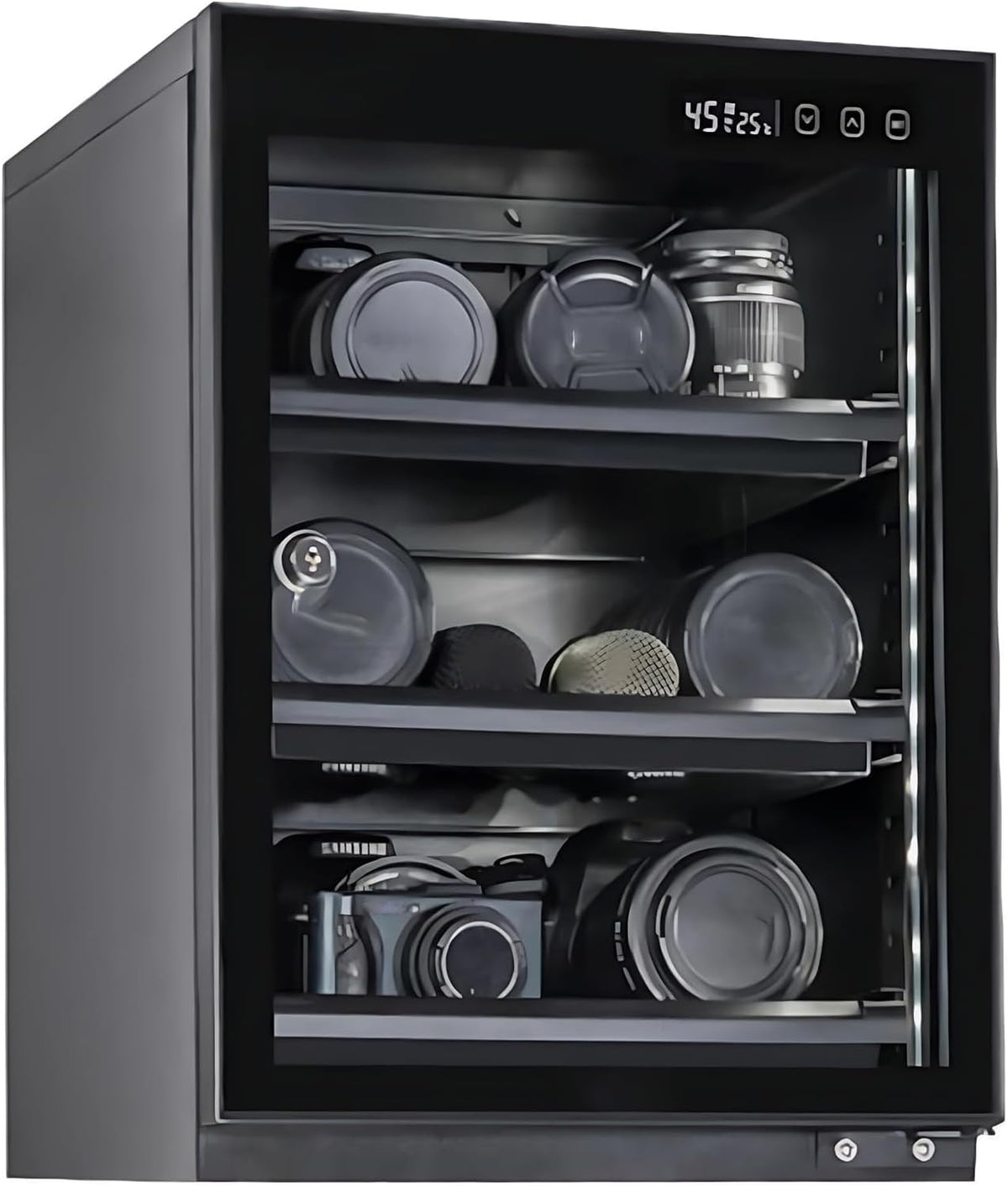 Elektronischer Kamera, 20 L, Weiss, Trockenschrank, Feuchtigkeitsbeständige Box mit LED-Licht &, Objektiventfeuchter