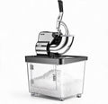 Garvee Eiswürfelmaschine, 300 kg, 300 W, 50 L, Silber, Professionelle Eiscrusher Maschine, Motor, doppelte Edelstahlklinge