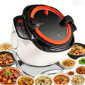 ErShangMao Universalzerkleinerer, 2000 W, 6 l, Transparent, Gewerbliche Küchenmaschine Mit, Automatischer Kocher