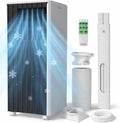 Garvee Mobiles Klimagerät, ≤51 dB, Weiss, Mobile Klimaanlage 14.000 BTU Kühlung Luftentfeuchter