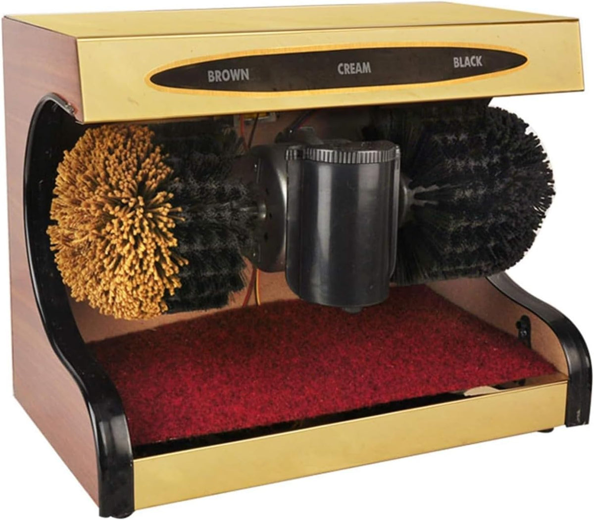 ZGHQHCDRH Schuhreiniger, Gold, Schuhputzmaschine, Automatische photoelektrische Induktion, elektrische Schuhputzmaschine